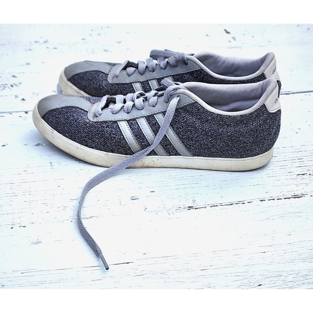 Adidas Women's Grey White Courtset Running Shoes Sneakers Sz US 9.5 EU 42